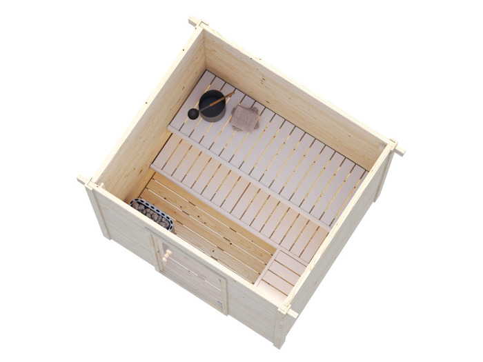 Palmako Eir sauna inkl. ovn 183 x 203 cm